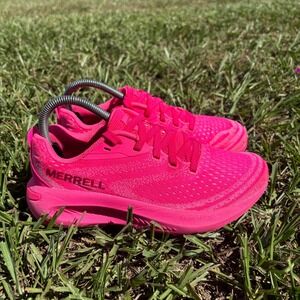 Merrell Morphlite Trail Running Shoe Women 7 Knockout Pink J068344 FloatPro Neon